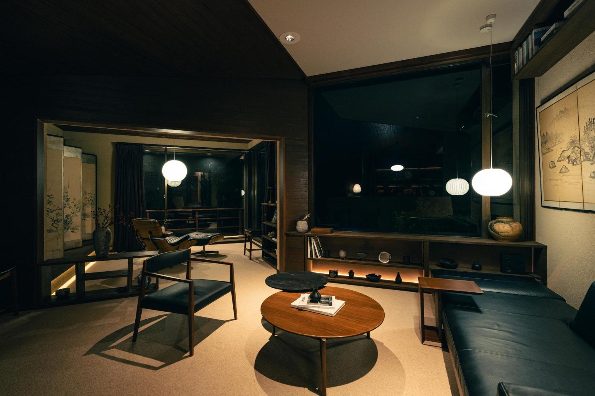 Вилла Aknot Hakone 大涌谷を望むモダニズム建築 東京から90分 Экстерьер фото