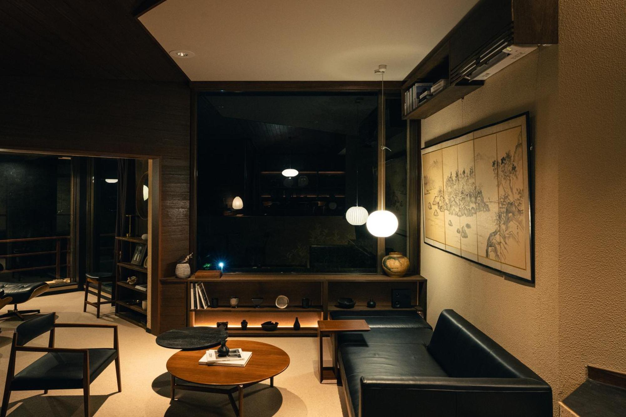Вилла Aknot Hakone 大涌谷を望むモダニズム建築 東京から90分 Экстерьер фото
