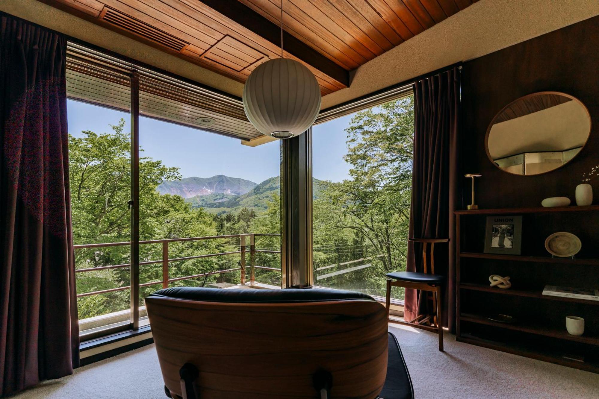 Вилла Aknot Hakone 大涌谷を望むモダニズム建築 東京から90分 Экстерьер фото
