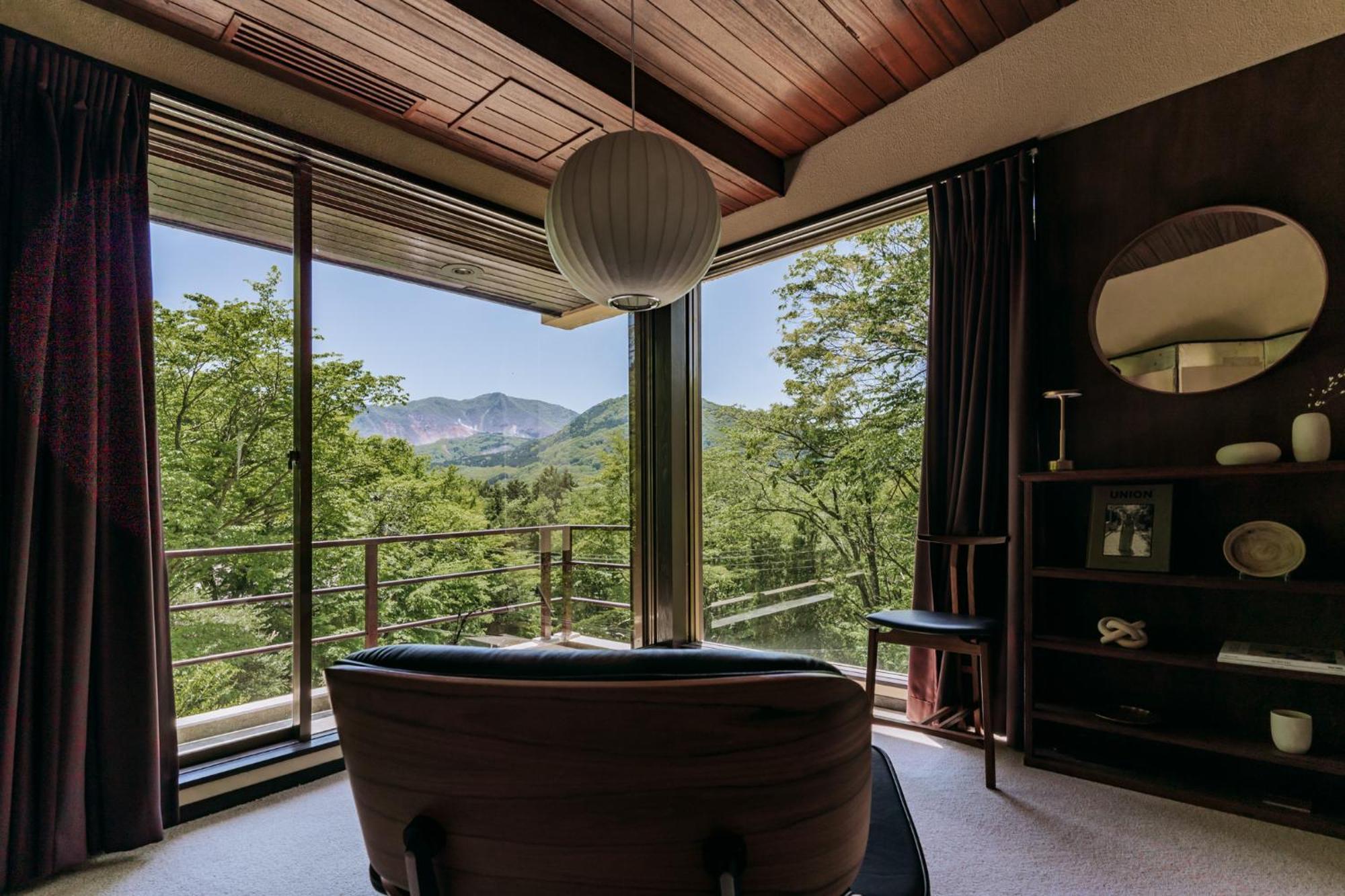 Вилла Aknot Hakone 大涌谷を望むモダニズム建築 東京から90分 Экстерьер фото